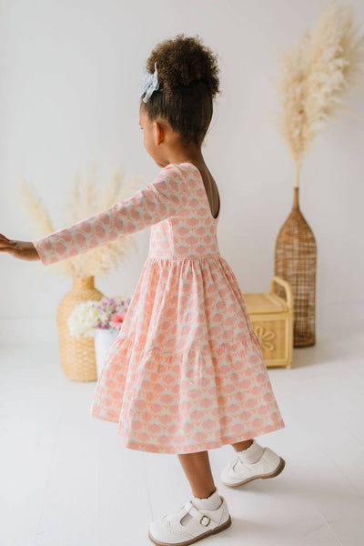Gwendolyn Ruffle Dress in Petal Pop