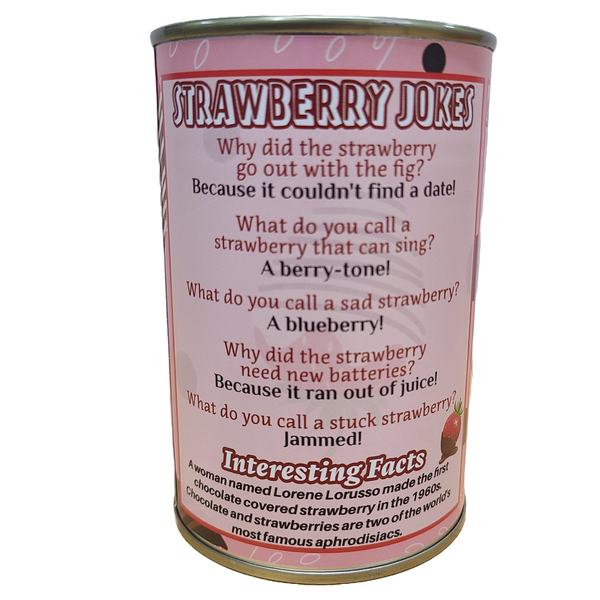 Canned Chocolate Covered Strawberry | Valentine Gift Plush