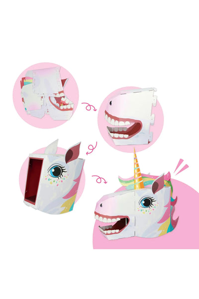 3D Paper Mask - Unicorn Mask
