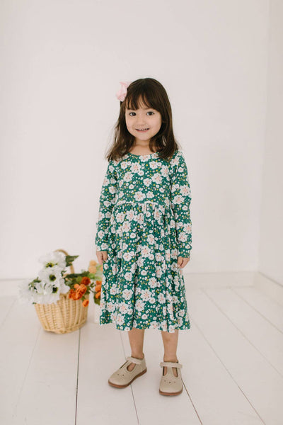 Gwendolyn Dress in Canyon Flower | Girls fall Dress