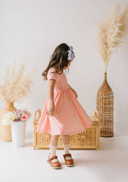 Classic Twirl Dress in Painted Petal