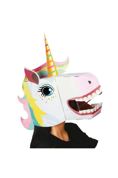 3D Paper Mask - Unicorn Mask