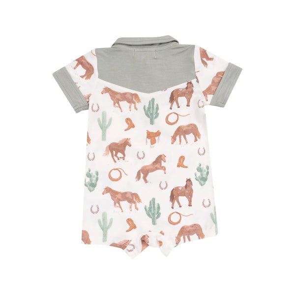 Western Horses Cowboy Shortie