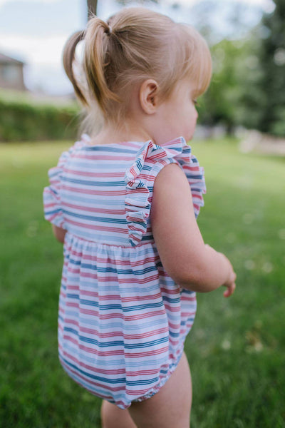 Betsy Bubble in Patriotic Stripe | Fourth Of July