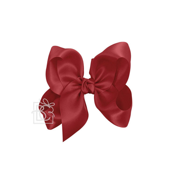 SATIN BOW ON CLIP