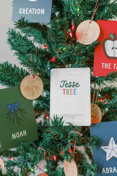 Jesse Tree Ornaments + Cards Set