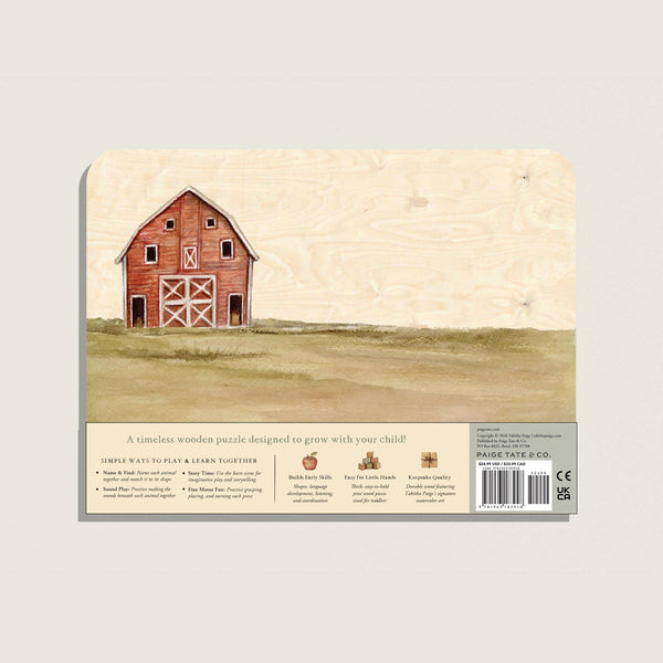 Farm Animals Wooden Puzzle: A Tabitha Paige Puzzle