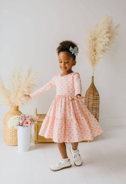 Gwendolyn Ruffle Dress in Petal Pop