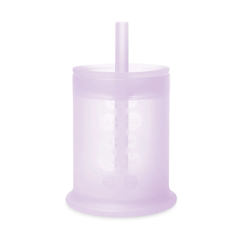 Training Cup with Lid + Straw- Lilac