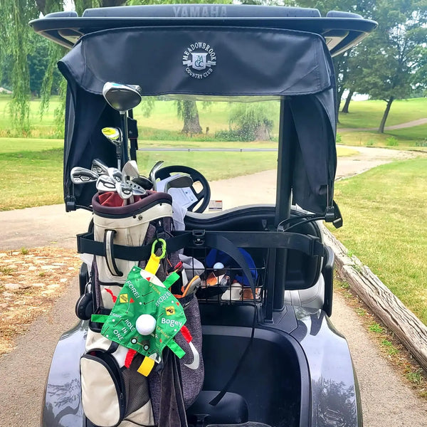 Golf Baby Learning Lovey Tag Stroller Toy 10" X 10"