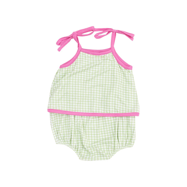 Swing Front Sunsuit- Golf Applique