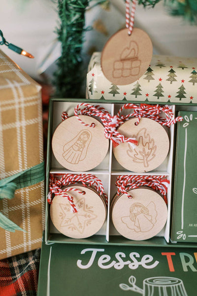 Jesse Tree Ornaments + Cards Set