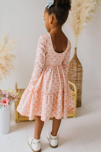 Gwendolyn Ruffle Dress in Petal Pop