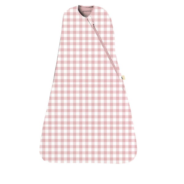 SWADDLE : Pink Gingham / 1.0 TOG