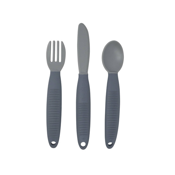 Busy Baby Eating Utensils (Pewter)