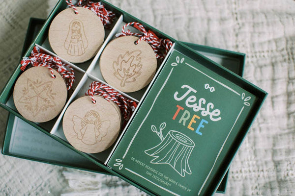 Jesse Tree Ornaments + Cards Set