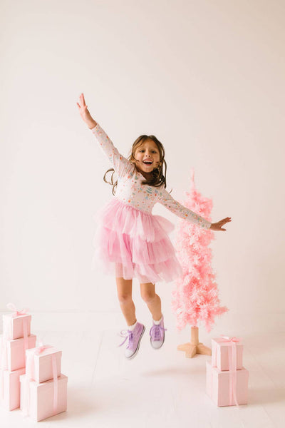 Layered Tutu Dress in Sugar Plum
