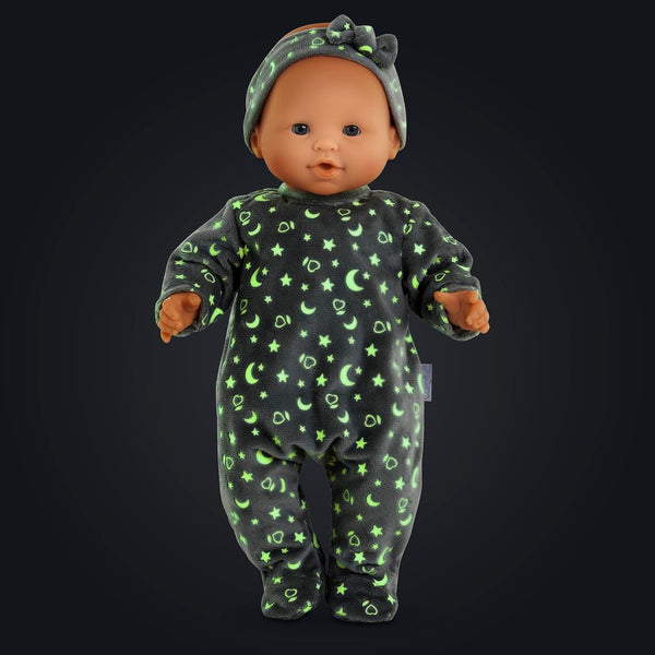 14" Pajamas & Headband - Glow in  the Dark