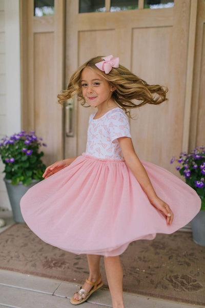Tutu Dress in Ditsy Bunny (FINAL SALE)