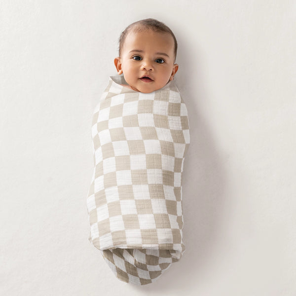 Breastfeeding Boss Taupe Checkerboard