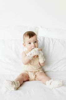 STAY ON 2-PACK MITTS | DUNE STRIPE + CLAY STRIPE