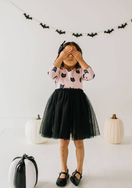 Tutu Dress in Black Cat