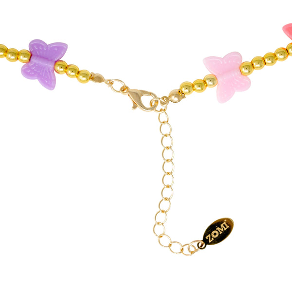 Butterfly Bead Necklace