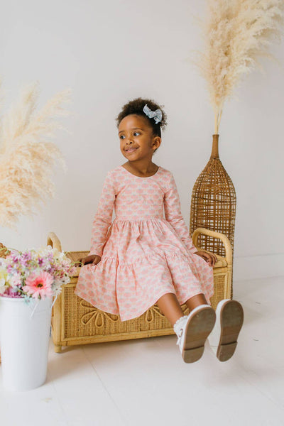 Gwendolyn Ruffle Dress in Petal Pop