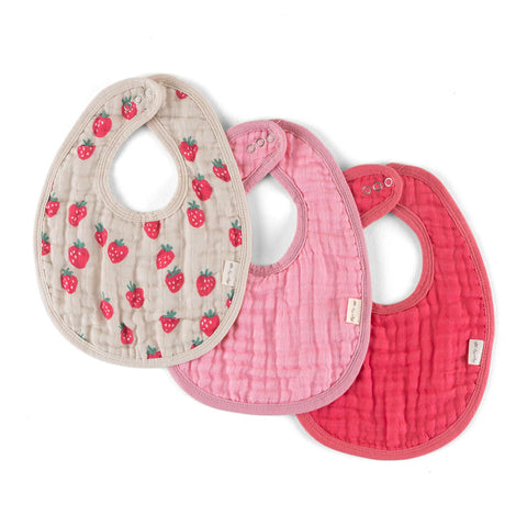 Itzy Bibs-Strawberries and cream