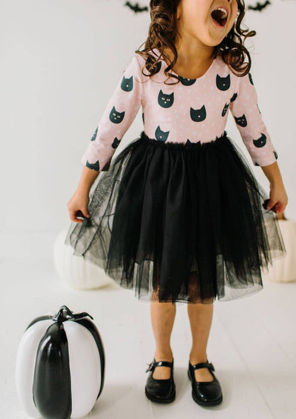 Tutu Dress in Black Cat