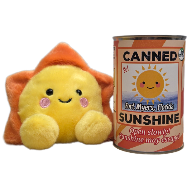 Fort Myers FL Edition - Sol the Canned Sunshine - Sun Plush