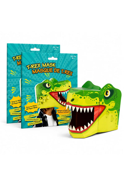 3D Paper Mask - TRex Mask
