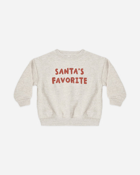 Relaxed Sweatshirt Santa's Favorite