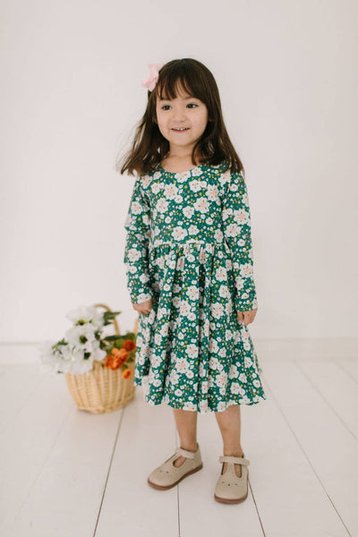 Gwendolyn Dress in Canyon Flower | Girls fall Dress
