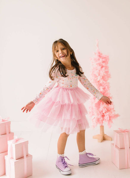 Layered Tutu Dress in Sugar Plum