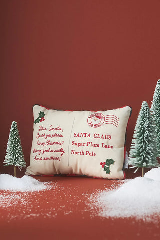 Dear Santa Accent Pillow