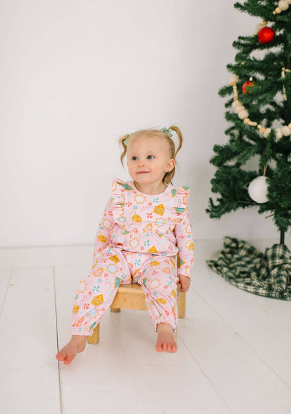Mabel Romper in Christmas Cookies