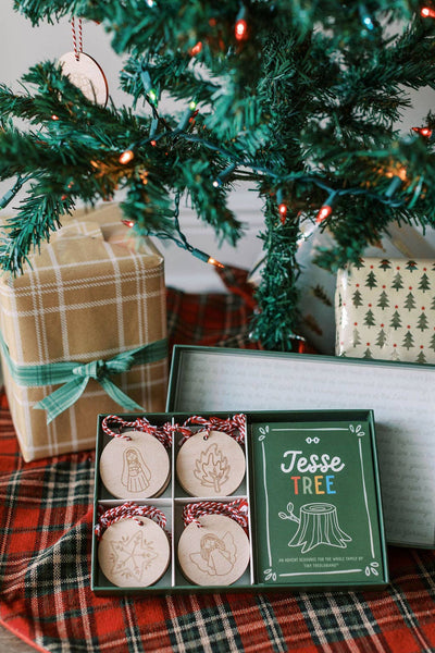 Jesse Tree Ornaments + Cards Set
