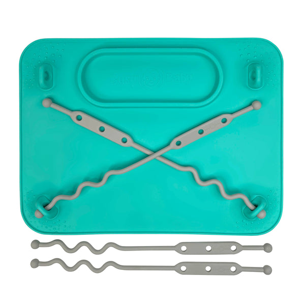 Busy Baby Silicone Placemat - 4 tether version: Spearmint