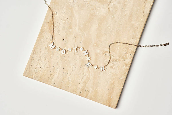 Mother Necklace - Gold + Pearl