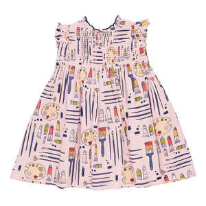 Girls Stevie Dress - Tiny Artist