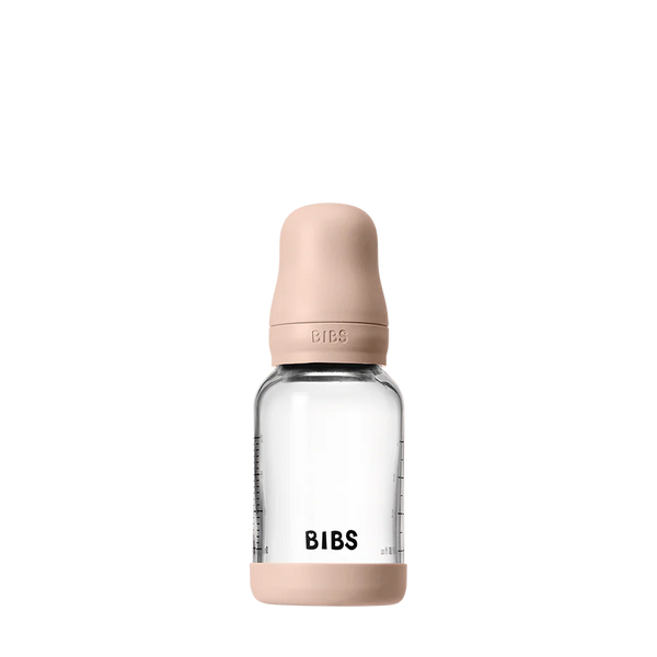 Baby Glass Bottle Set 4oz Latex - Blush