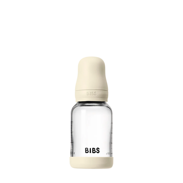 Baby Glass Bottle Set 4oz Latex - Ivory