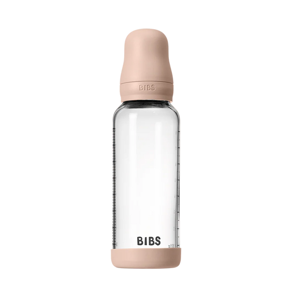 Baby Glass Bottle Set 8oz Latex - Blush