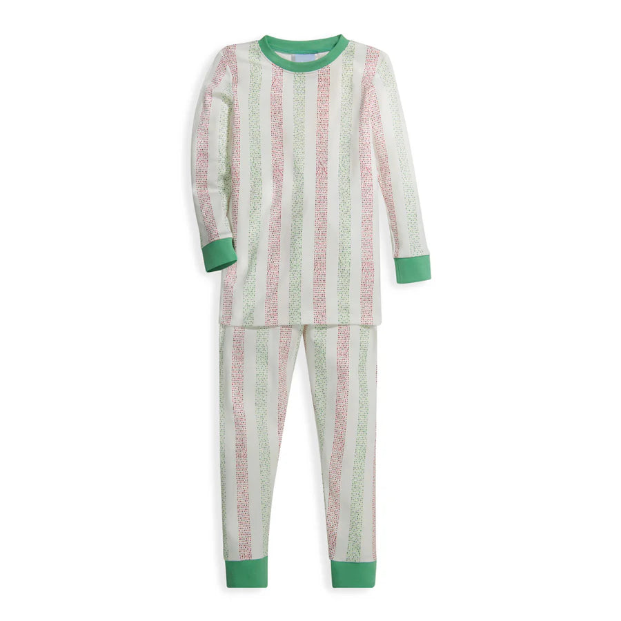 Printed Pima Jammies - Noelle Stripe (FINAL SALE)