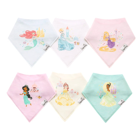 Disney Princess Baby Bandana Bibs (6 Pack)