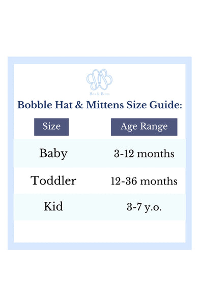 Bows Bobble Hat, Pink