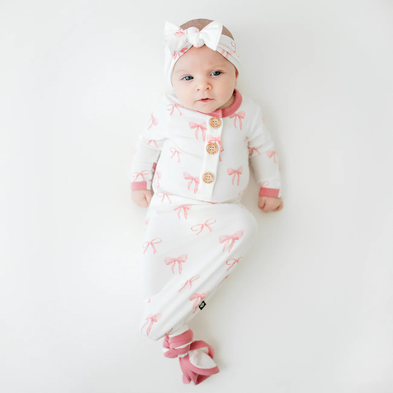 Knotted Gown with Bow Set in Bow