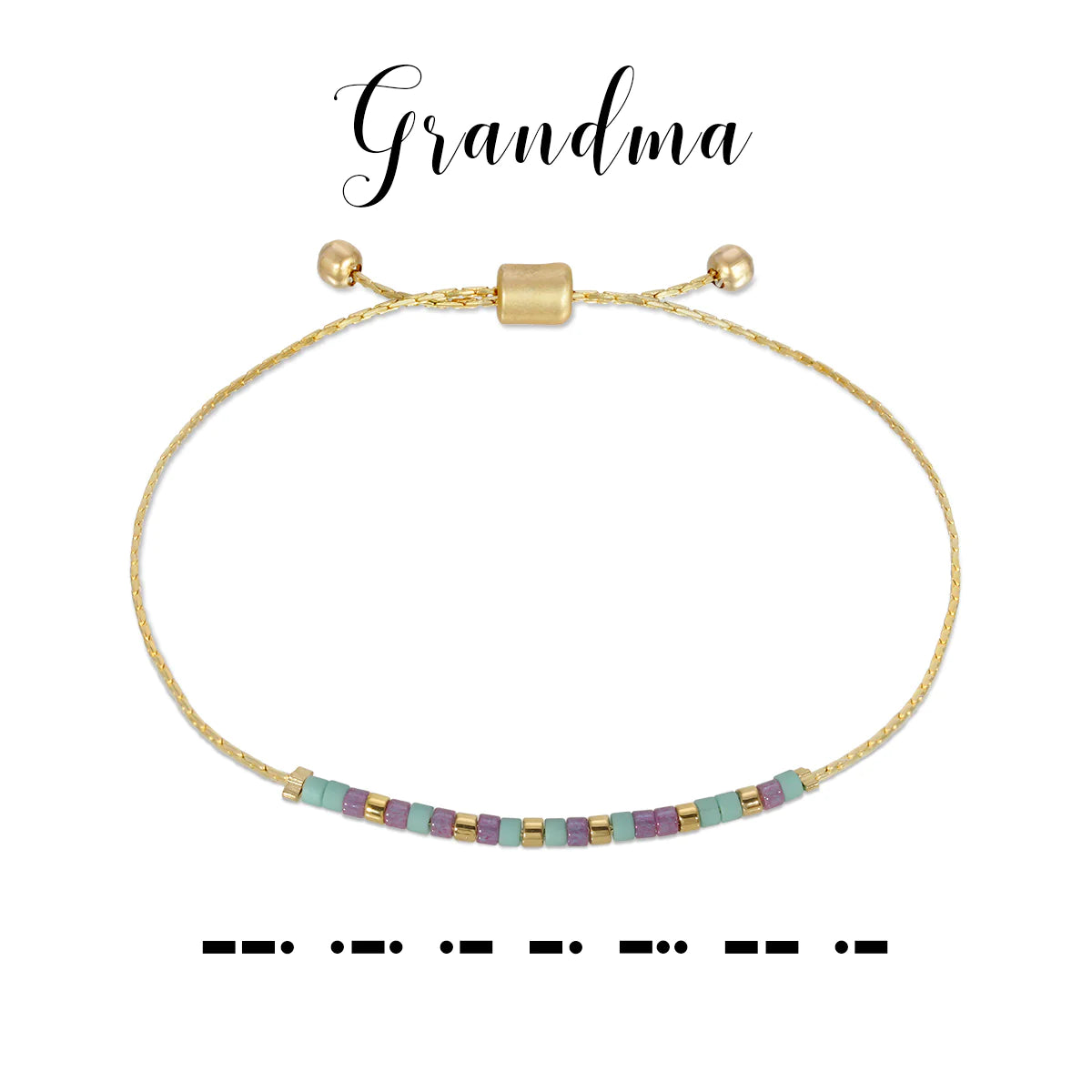 Grandma Morse Code Bracelet