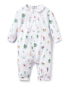 Baby's Twill Madeline Romper in 12 Days of Christmas